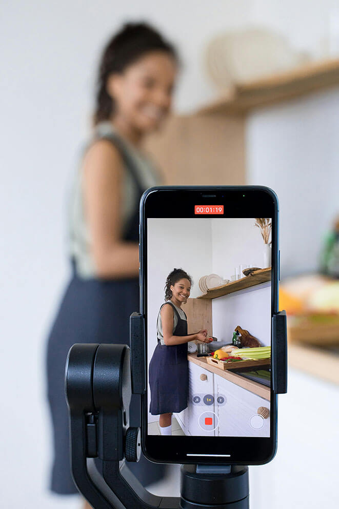 Grabacion con el movil para video y luz natural
