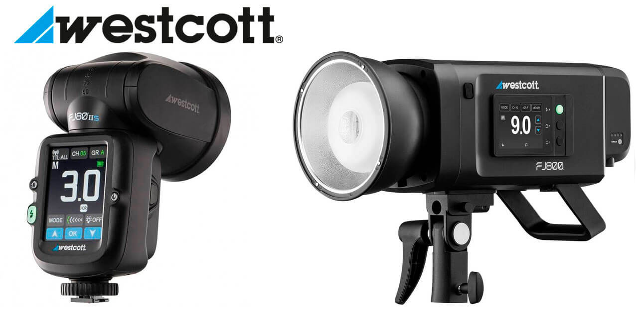 Kit combinado de flashes Westcott FJ400 II y FJ80