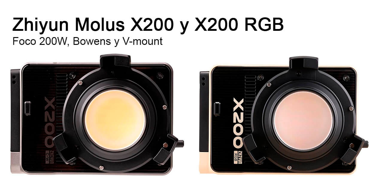 Zhiyun Molus X200 y X200 RGB