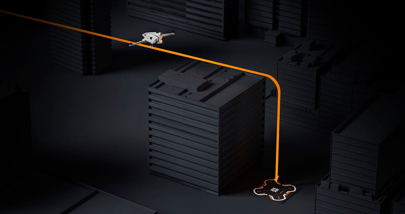 Antigravity A1 dron 8K 360 en vuelo con sistema de seguridad aérea y sensores 360