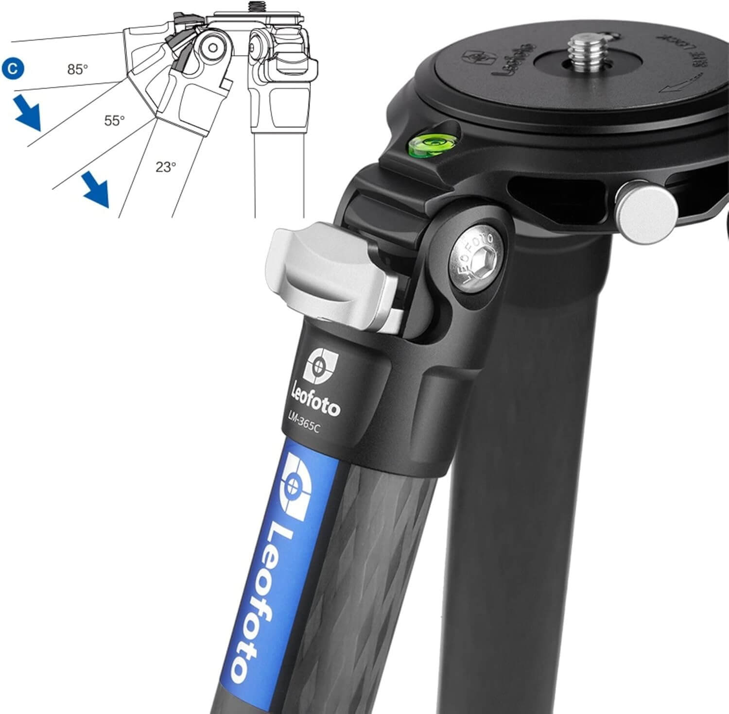 Leofoto LM-365C trípode profesional de fibra de carbono Leofoto LM-365C trípode profesional de fibra de carbono