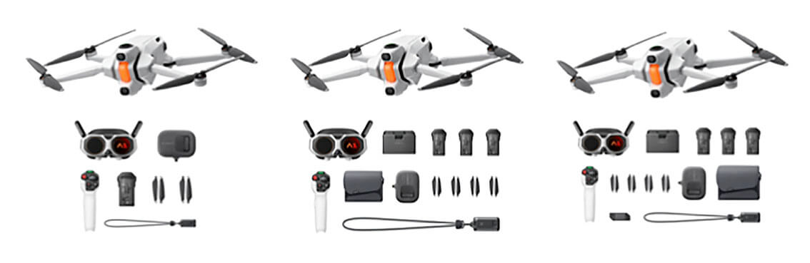 Kits disponibles del dron Antigravity A1