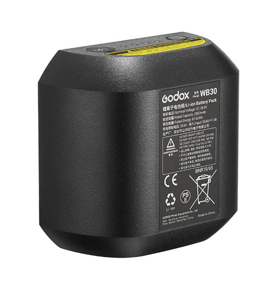 Godox WB30 – Batería de repuesto para AD800Pro Godox WB30 – Batería de repuesto para AD800Pro