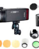 Flash Godox AD200Pro II kit con cabeza redonda H200R y accesorios AK-R1