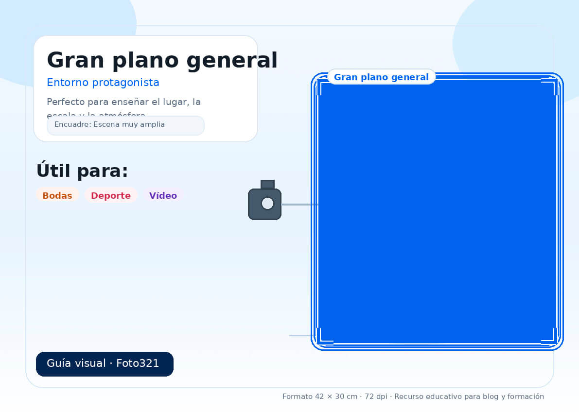 Ejemplo de gran plano general en fotografía