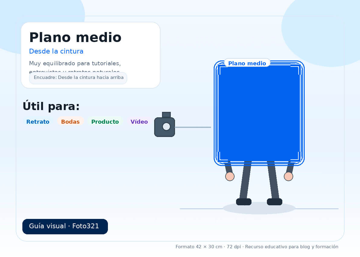 Ejemplo de plano medio en fotografía
