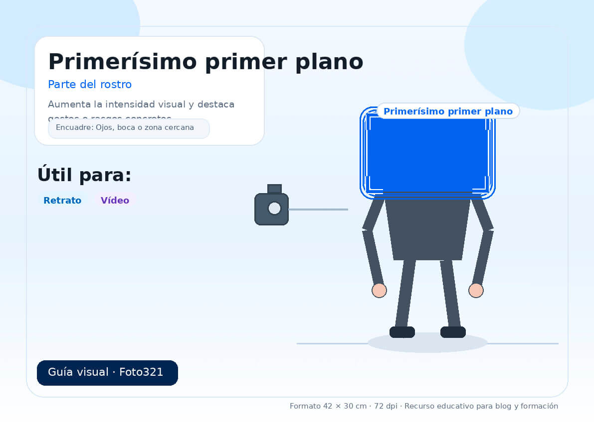 Ejemplo de primerísimo primer plano en fotografía