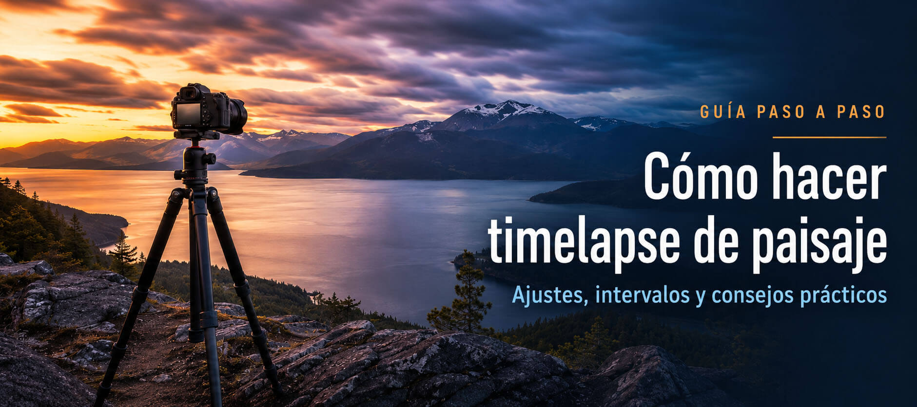 Como hacer timelapse de paisaje
