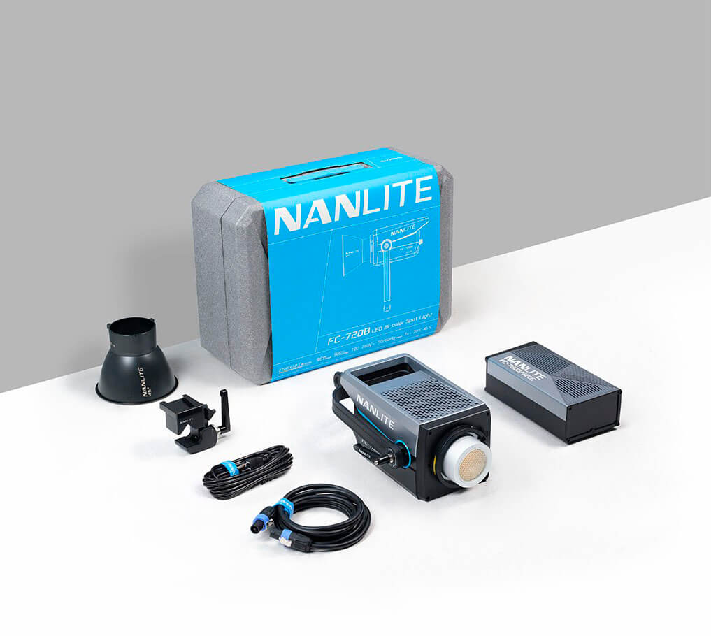 Nanlite FC-720B foco LED bicolor 750W para foto y vídeo profesional Nanlite FC-720B foco LED bicolor 750W para foto y vídeo profesional