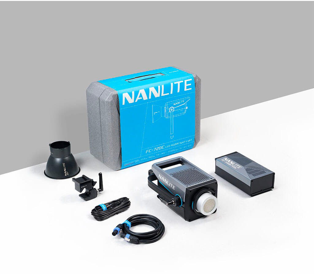 Nanlite FC-720C foco LED RGBW 750W para foto y vídeo profesional Nanlite FC-720C foco LED RGBW 750W para foto y vídeo profesional
