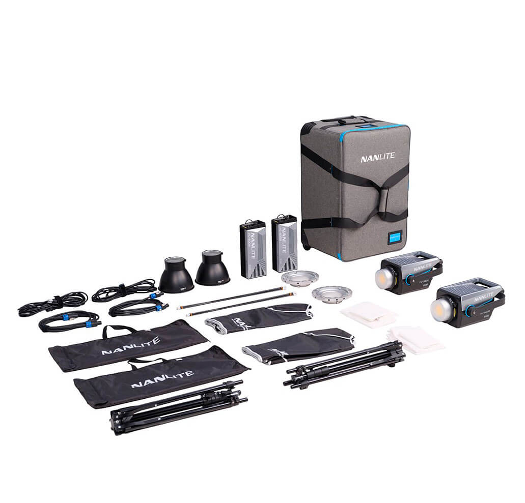 Kit 2 Nanlite FC-500B con maleta trolley para foto y vídeo profesional Kit 2 Nanlite FC-500B con maleta trolley para foto y vídeo profesional