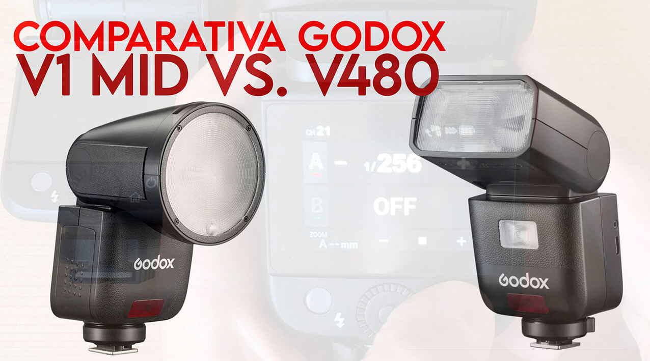 Comparativa Godox v1 mid vs. Godox v480-