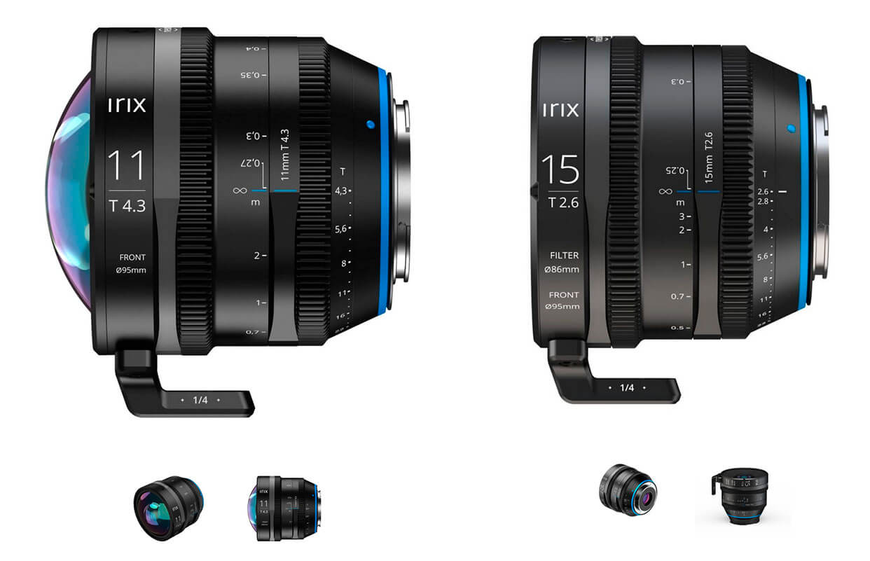Irix Cine 11mm y 15mm para interiores arquitectura y planos amplios