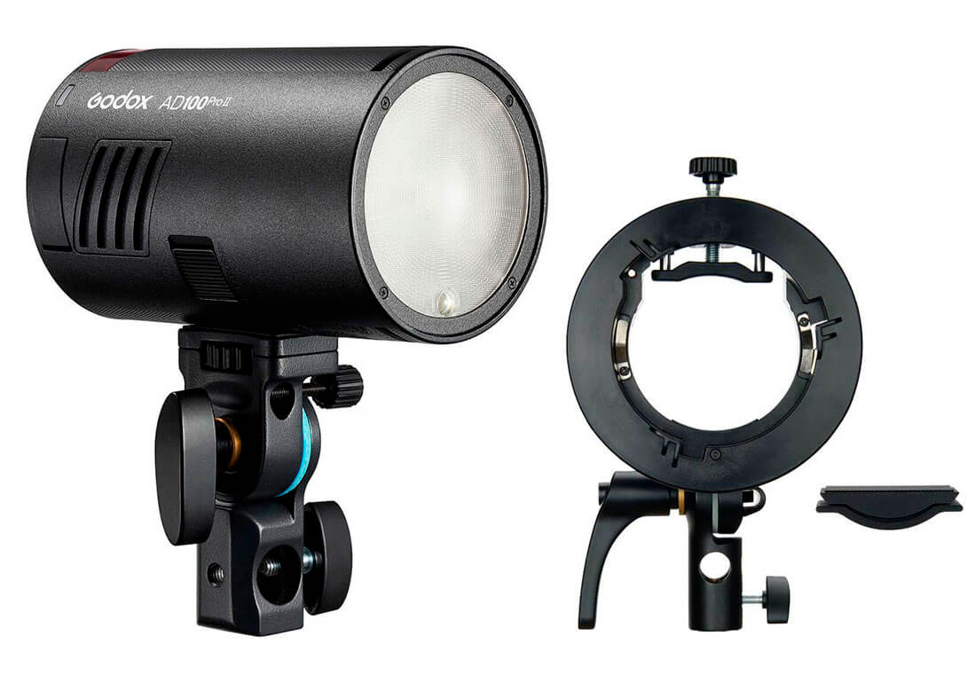 Kit flash Godox AD100Pro II con rótula S2 Bowens