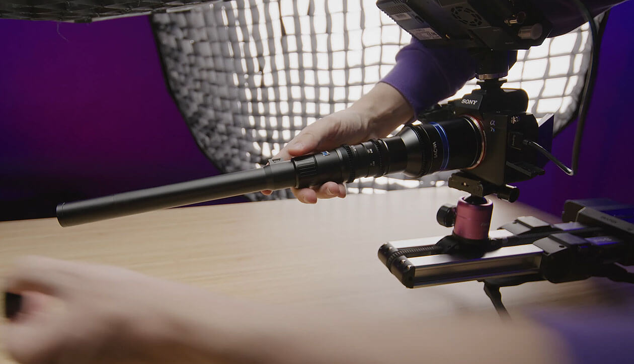 Objetivo Laowa Probe para vídeo macro creativo y fotografía de producto