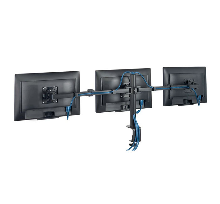 Hama PC Soporte Monitor Plus para 3 monitores de 13" a 27"