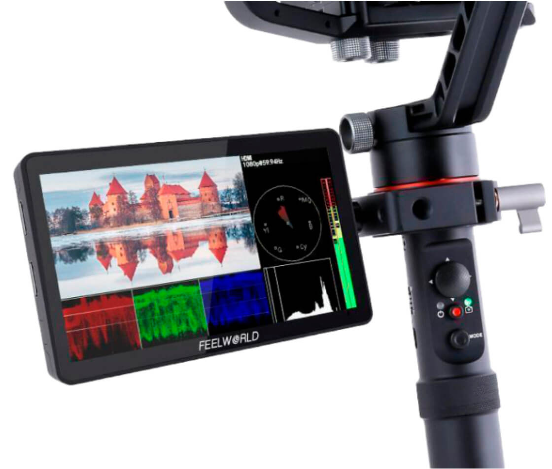 Feelworld Monitor 6" F6 PLUS V2 HDMI 4K táctil