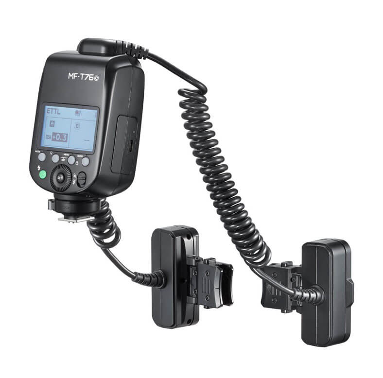 Godox MF-T76 flash macro twin TTL para Canon, Nikon y Sony Godox MF-T76 flash macro twin TTL para Canon, Nikon y Sony