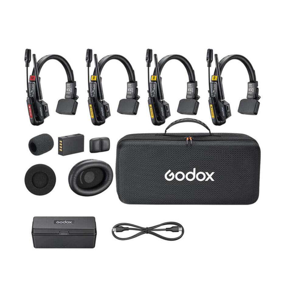 Godox Skytalk Air 4S Intercom System For 4-Person Godox Skytalk Air 4S Intercom System For 4-Person