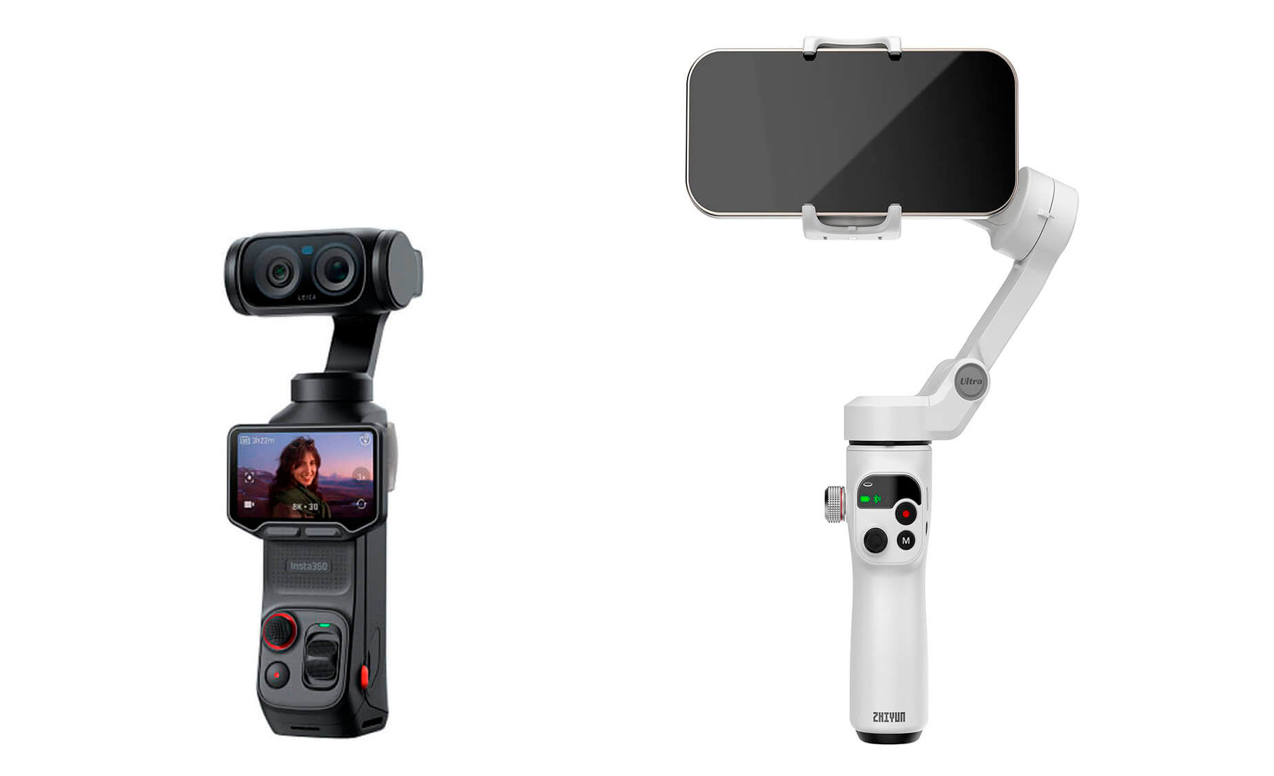 Comparativa Insta360 Luna Ultra frente a gimbal para móvil Comparativa Insta360 Luna Ultra frente a gimbal para móvil
