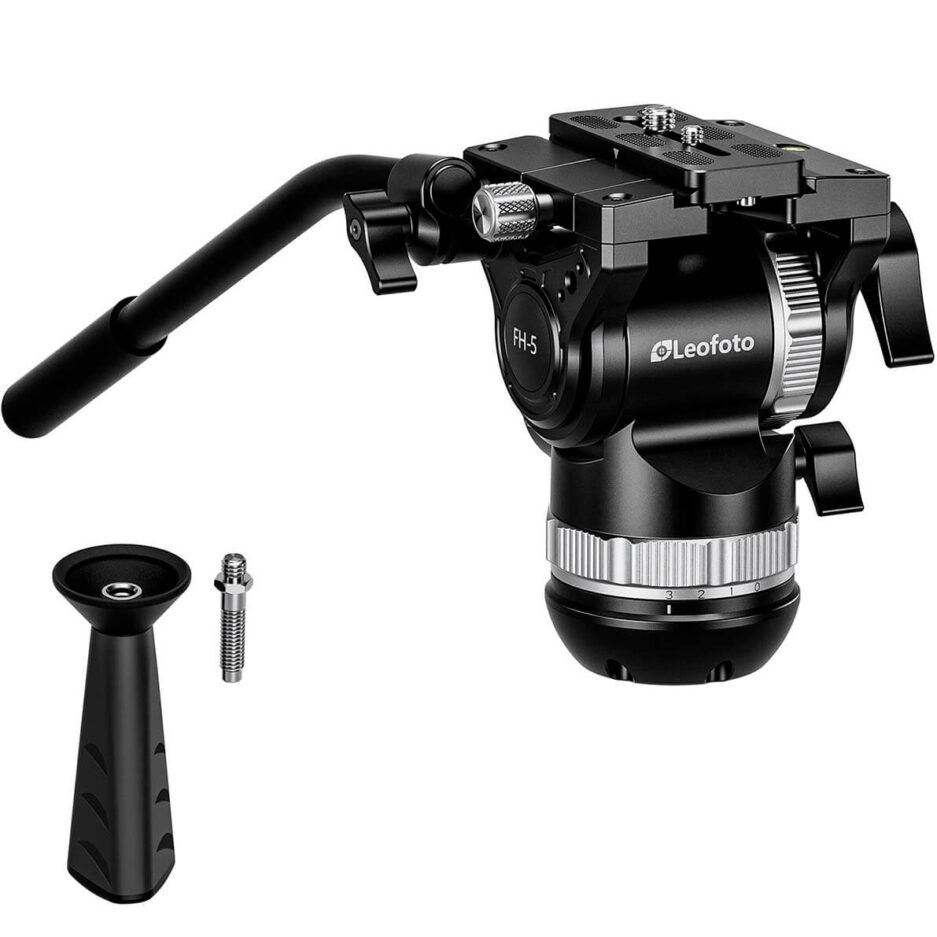 Leofoto FH-5 cabezal fluido de vídeo sin palanca Leofoto FH-5 cabezal fluido de vídeo sin palanca