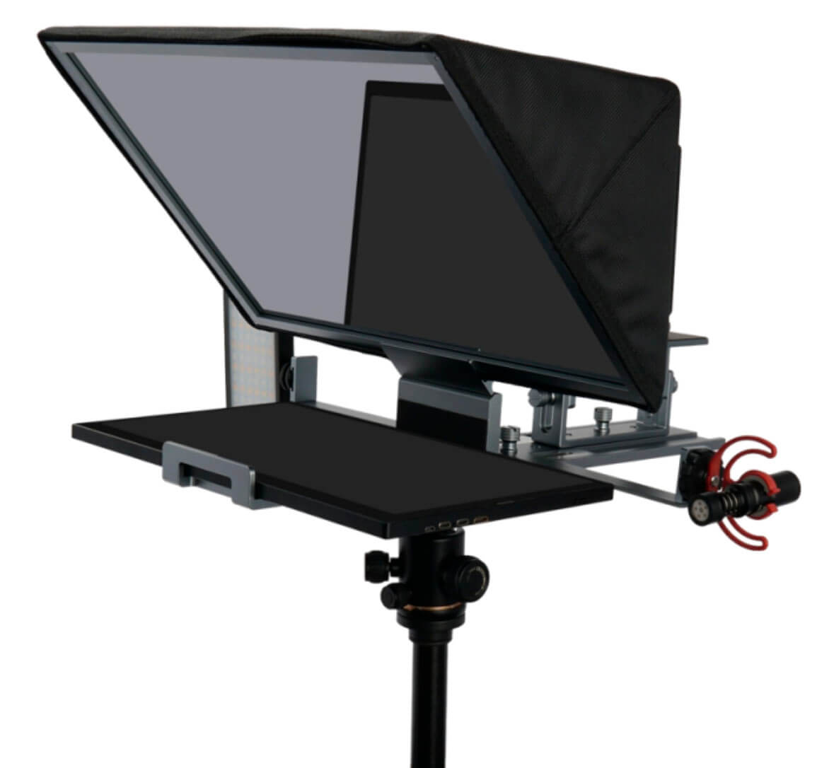 Teleprompter Feelworld TP16 plegable de 16" para tablet y cámara Teleprompter Feelworld TP16 plegable de 16" para tablet y cámara