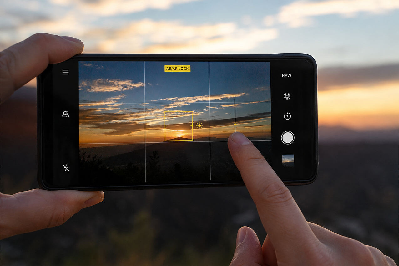 Ajustes básicos del móvil para fotografiar el eclipse