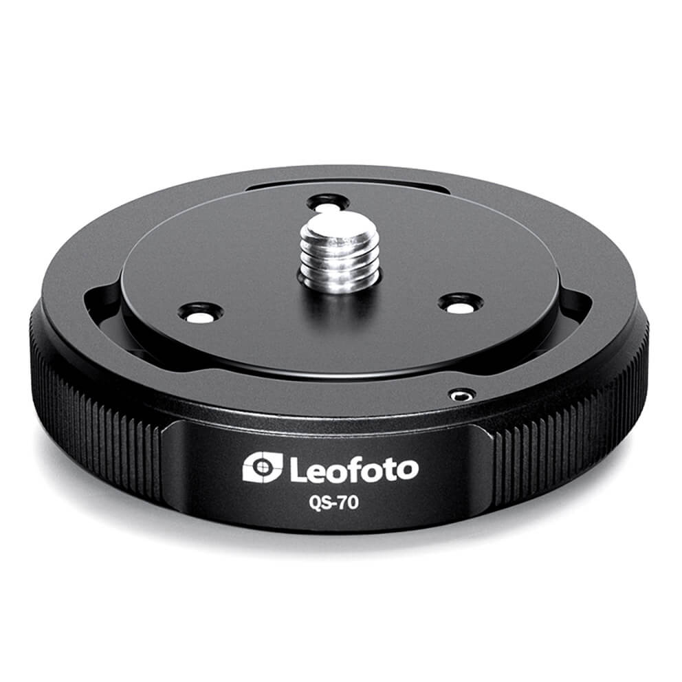 Leofoto QS-70 base Quick Link con plato extraíble Q70