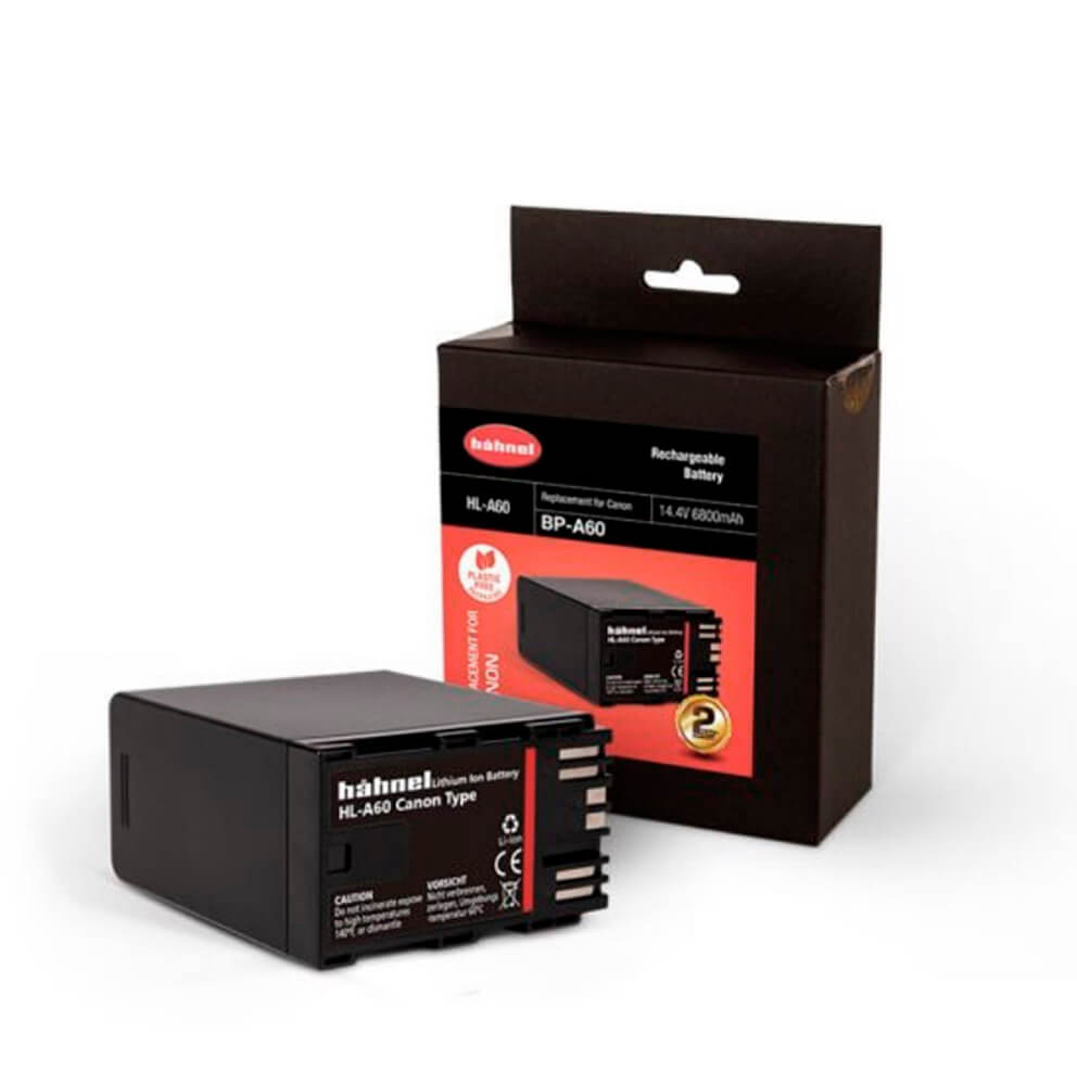 Hähnel HL-A60 batería compatible Canon BP-A60 Hähnel HL-A60 batería compatible Canon BP-A60