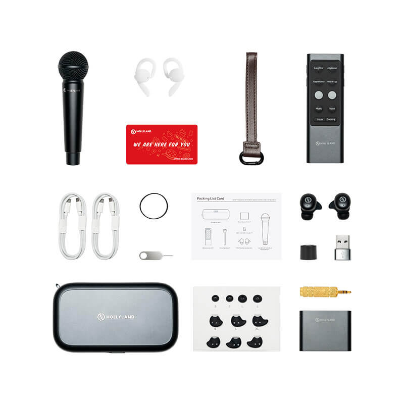 Hollyland MELO P1 Combo con estuche, auricular y mando