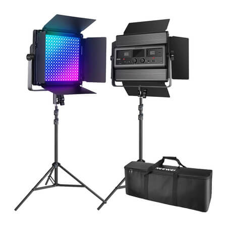 Kit 2 Neewer RGB1200 V4 LED RGB 60 W