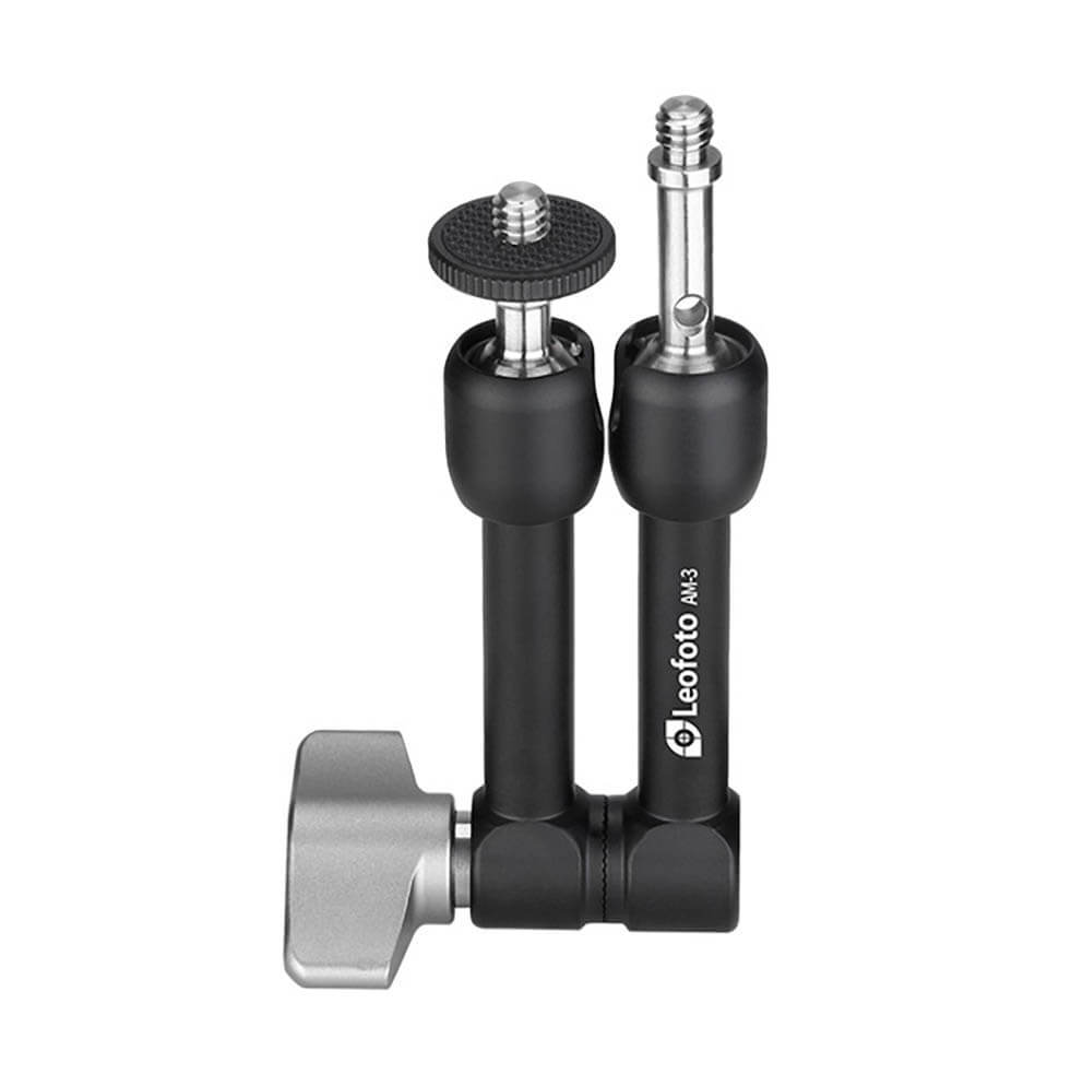 Leofoto AM-3 – Brazo articulado 1/4" para monitor, luz y accesorios