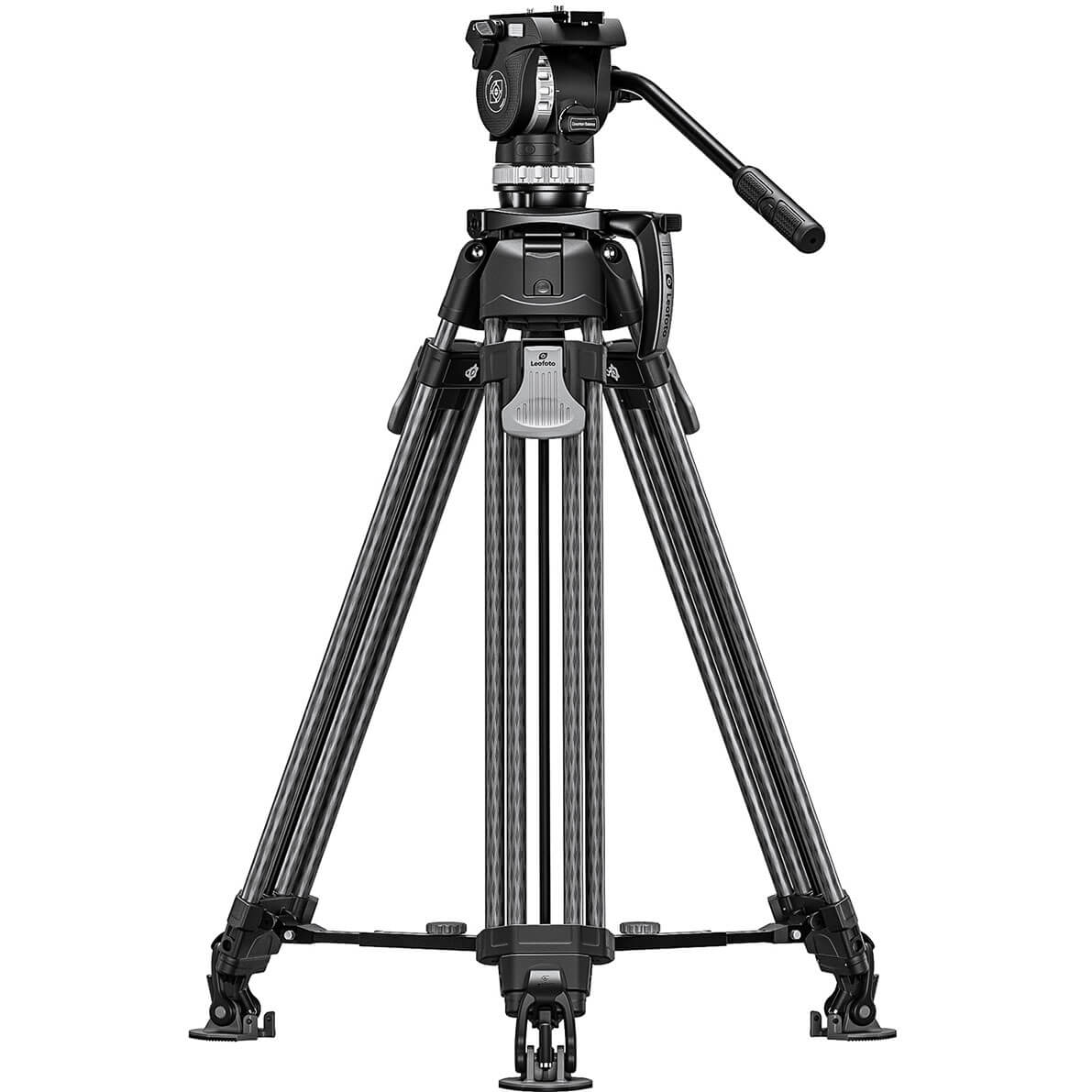 Leofoto LVF-163C + FH-10 – Trípode profesional de vídeo