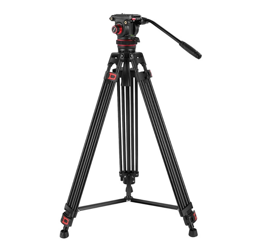 Neewer TP75 trípode de vídeo con cabezal fluido