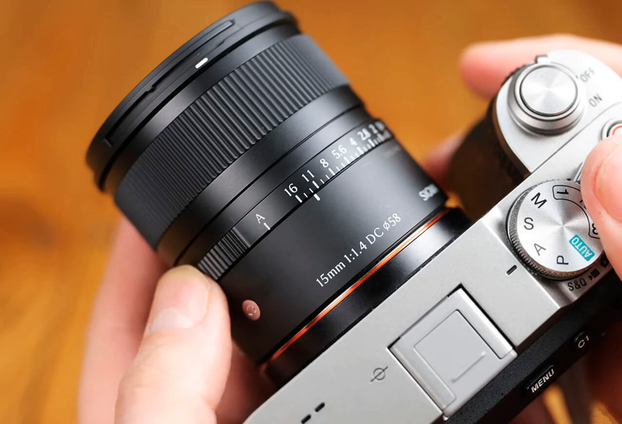 Sigma 15mm F1.4 para vlogging vídeo y gimbal en APS-C