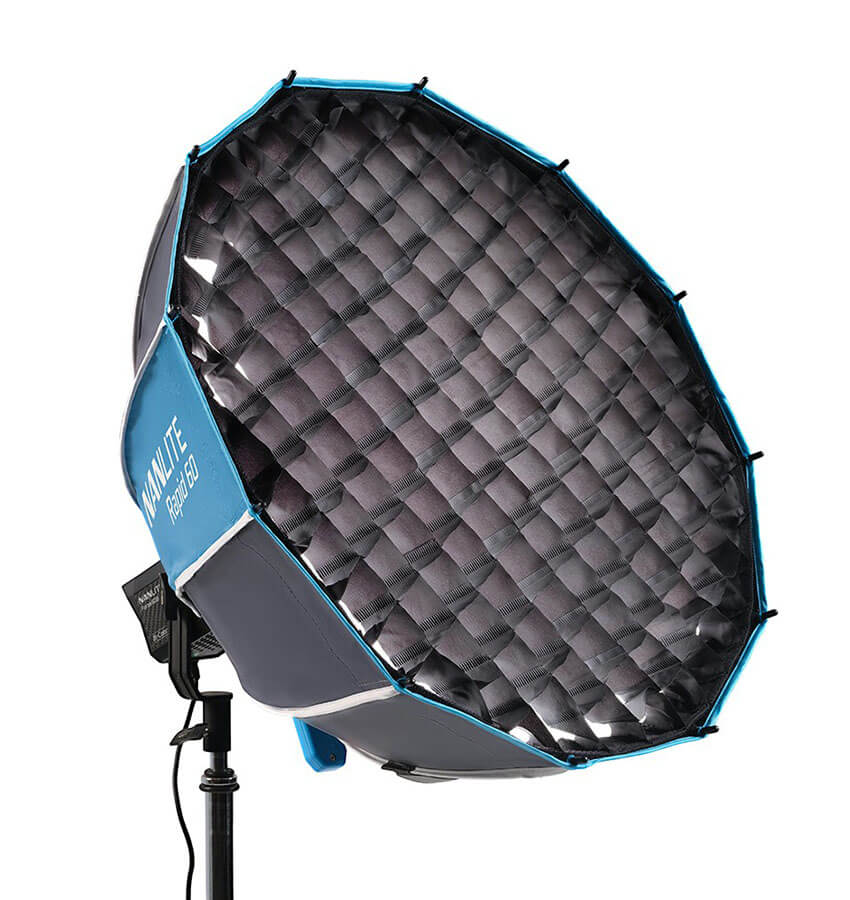 Nanlite Rapid Parabolic Softbox 60 cm con montura FM y Bowens