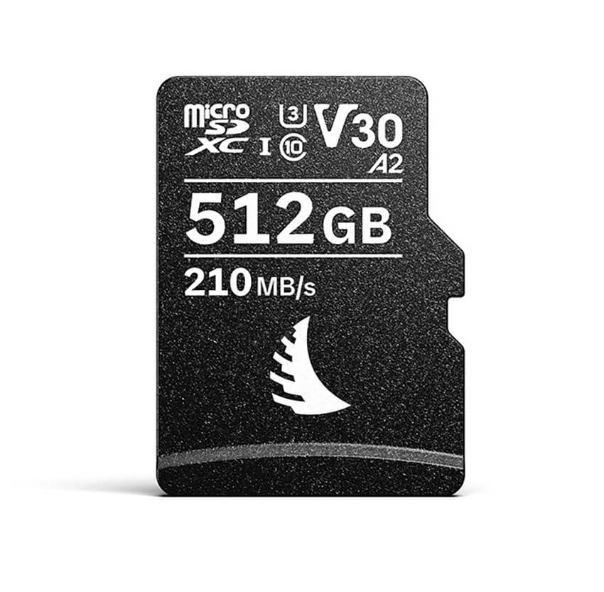 Angelbird AV PRO microSD V30 MK2 512GB – 210 MB/s