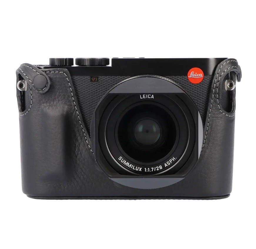 Artisan&Artist LMB-Q123 Funda de piel negra para Leica Q, Q2 y Q3