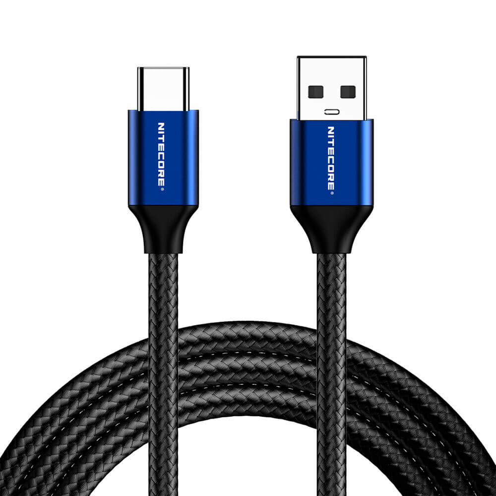 Nitecore UAC20 – Cable USB-A a USB-C 3A de 1 metro