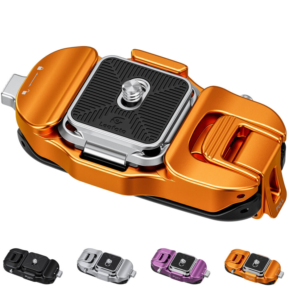 Leofoto QF-03 – Soporte rápido para mochila con plato QP-38 Leofoto QF-03 – Soporte rápido para mochila con plato QP-38
