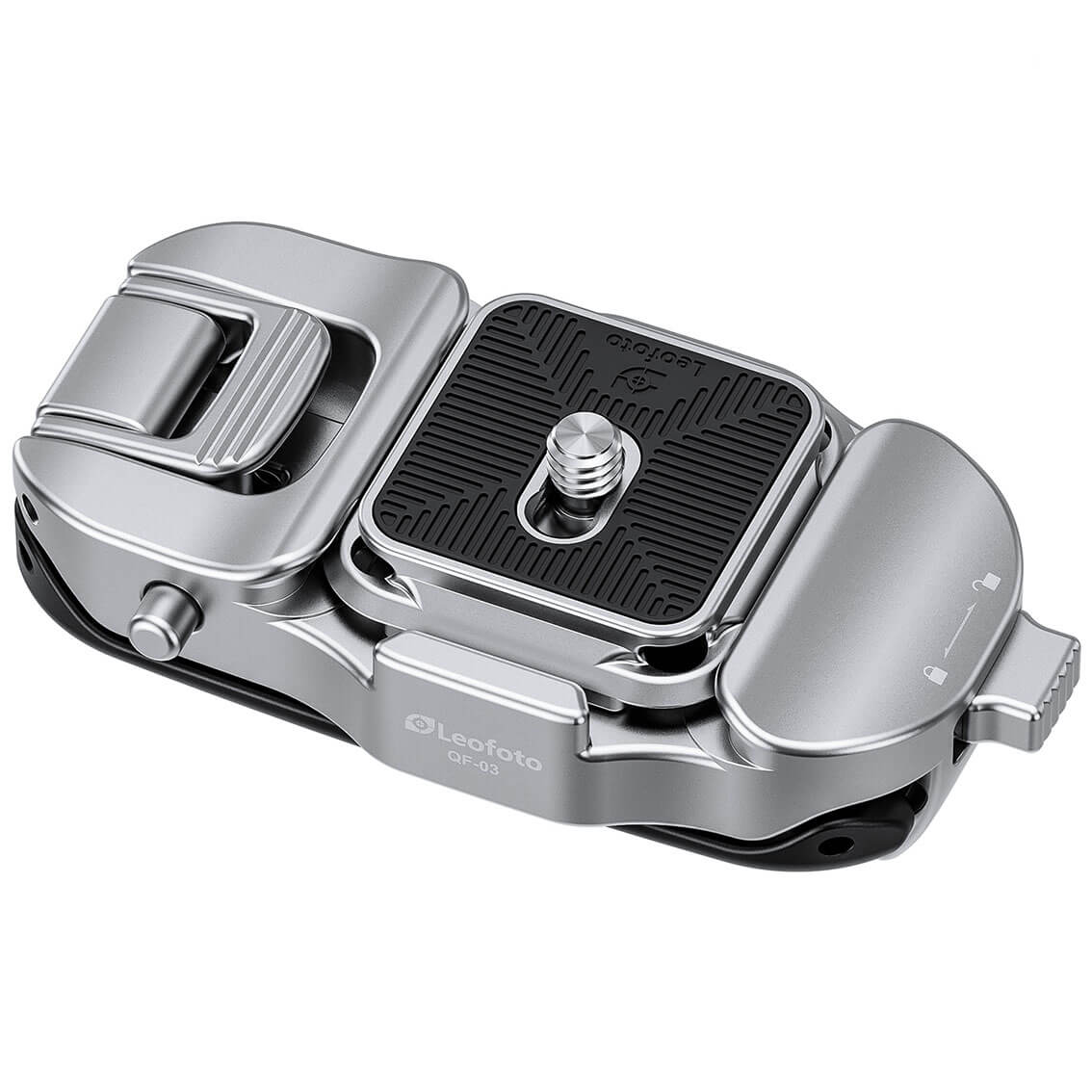 Leofoto QF-03 – Soporte rápido para mochila con plato QP-38 Leofoto QF-03 – Soporte rápido para mochila con plato QP-38