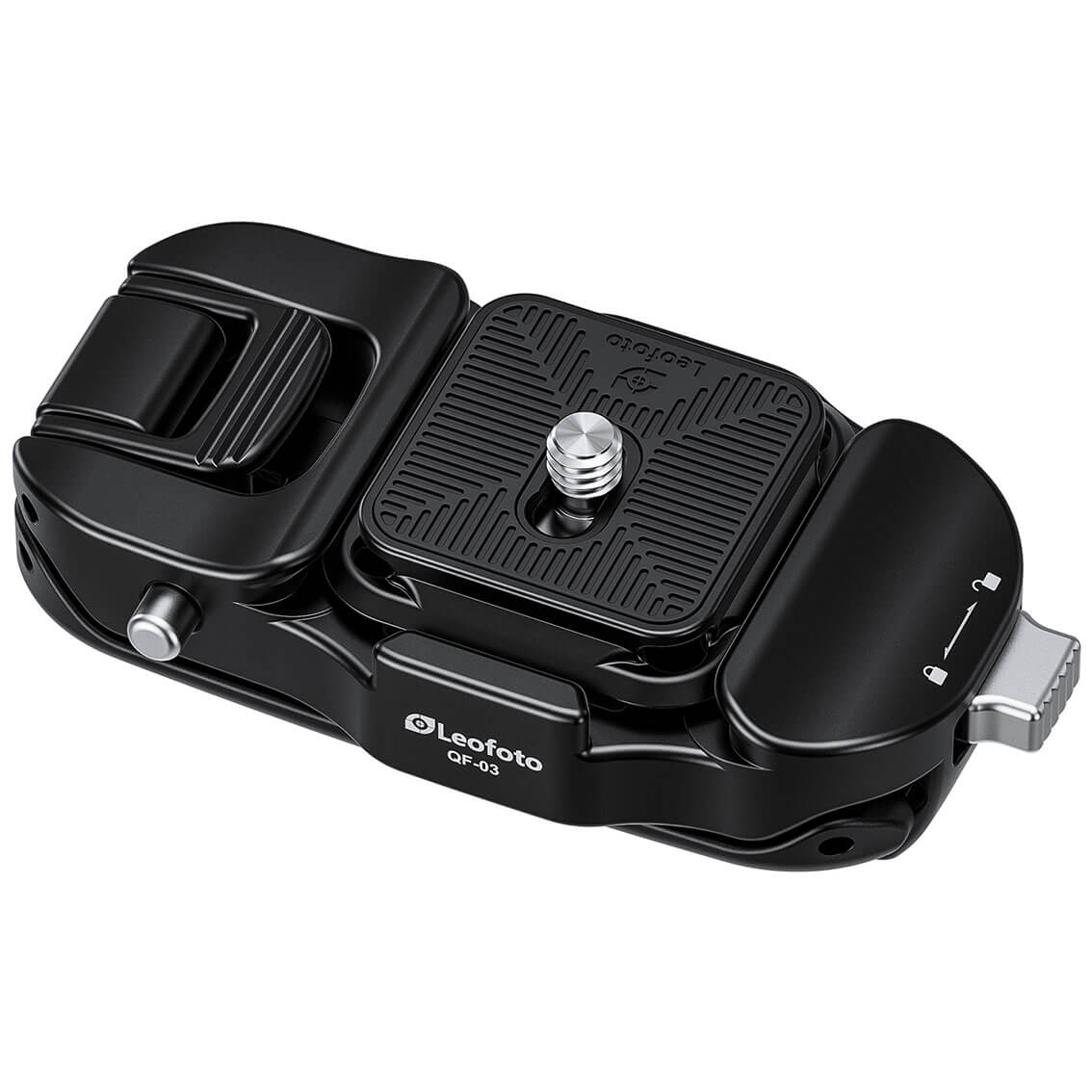 Leofoto QF-03 – Soporte rápido para mochila con plato QP-38 Leofoto QF-03 – Soporte rápido para mochila con plato QP-38