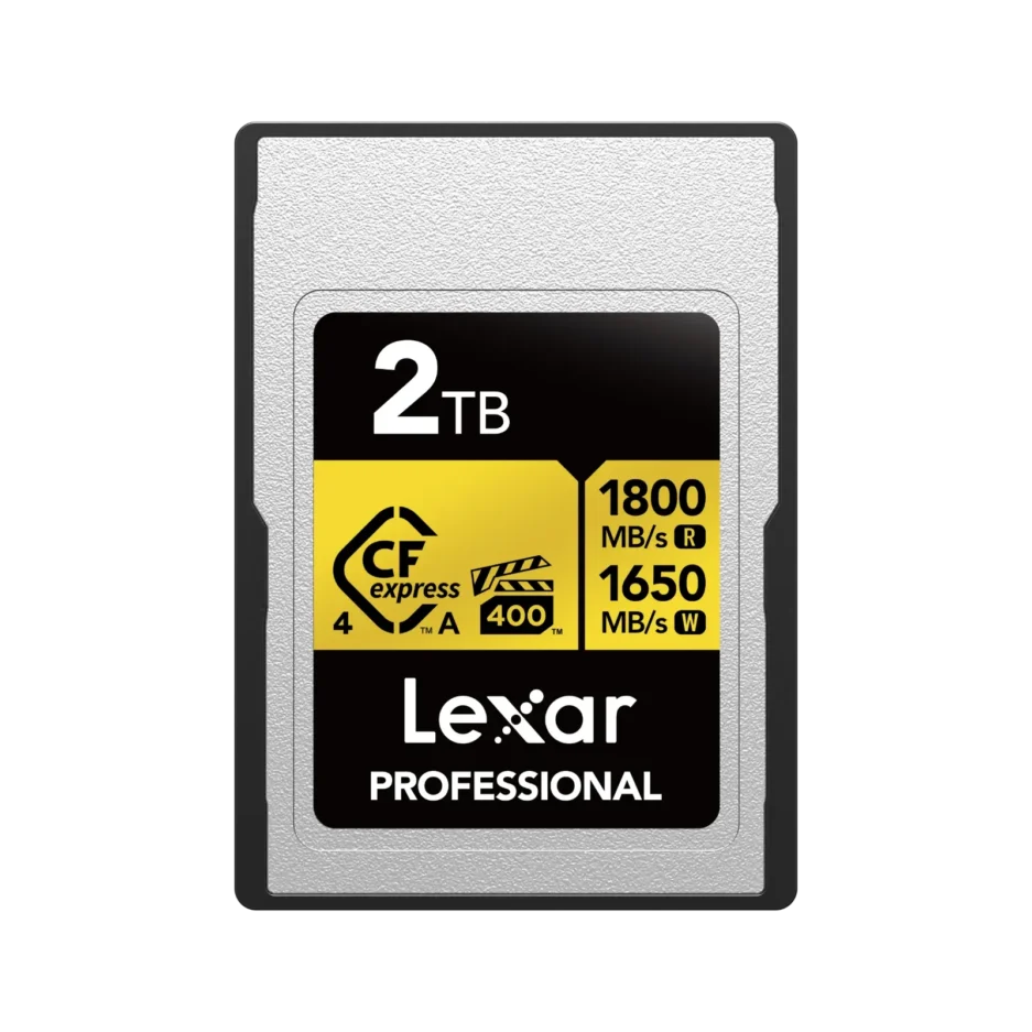 Lexar Professional GOLD 2 TB – CFexpress Type A 4.0 VPG400 Lexar Professional GOLD 2 TB – CFexpress Type A 4.0 VPG400