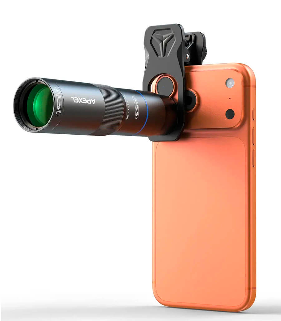 Apexel TeleMacro Pro 10X APL-TM10 teleobjetivo y macro para smartphone