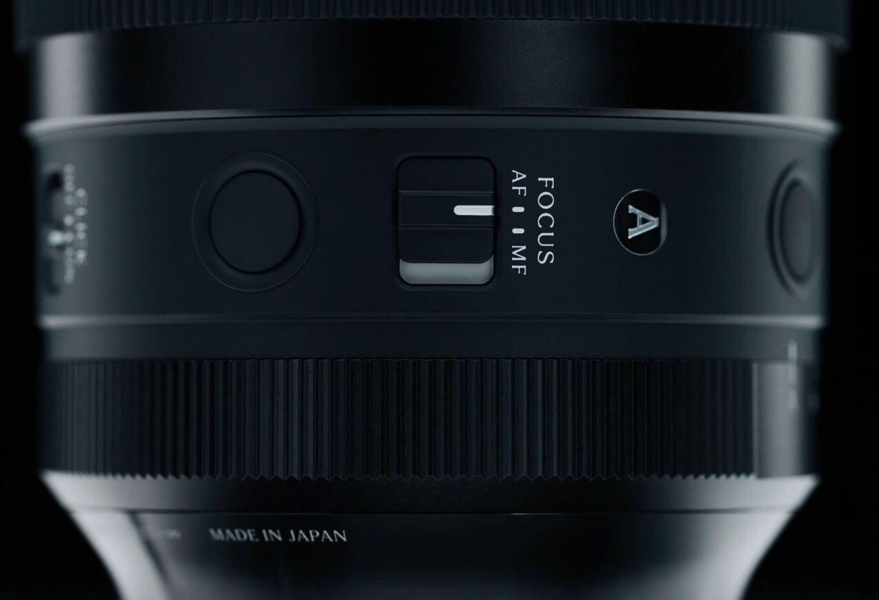 Controles del objetivo Sigma 85mm F1.2 DG Art