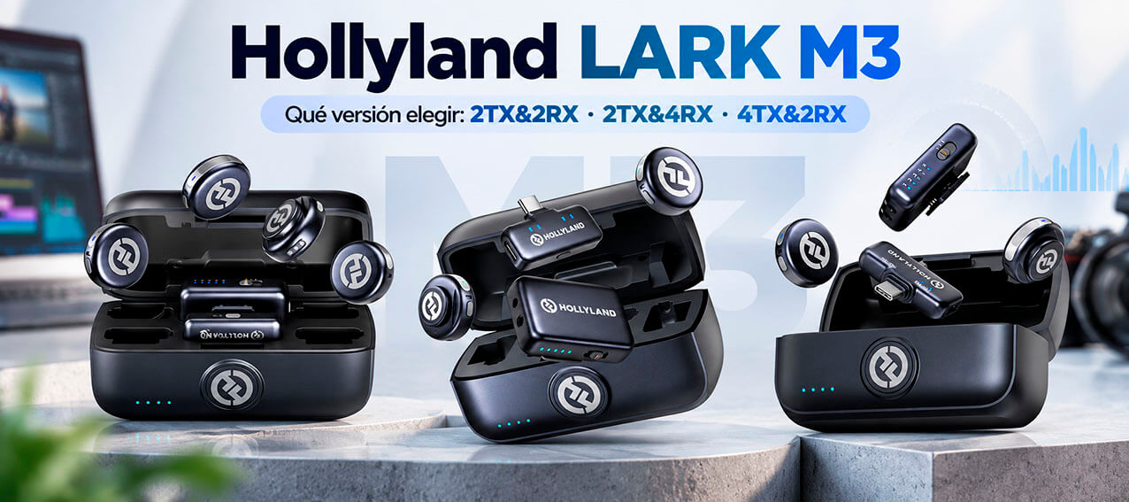 Hollyland LARK M3: qué versión elegir entre 2TX&2RX, 2TX&4RX y 4TX&2RX