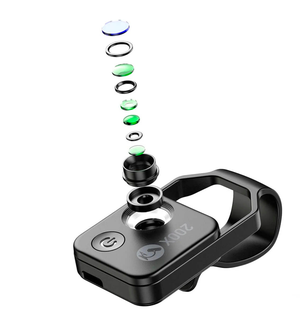 Apexel APL-MS002CBK microscopio 200x para smartphone con CPL y luz LED Apexel APL-MS002CBK microscopio 200x para smartphone con CPL y luz LED