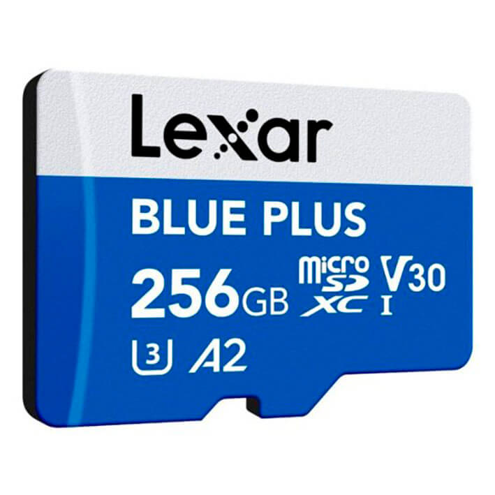 Lexar BLUE PLUS 256 GB – microSDXC UHS-I V30 Lexar BLUE PLUS 256 GB – microSDXC UHS-I V30