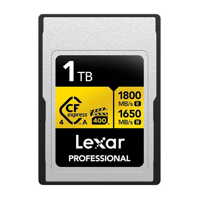Lexar Professional GOLD 1 TB – CFexpress Type A 4.0 VPG400 Lexar Professional GOLD 1 TB – CFexpress Type A 4.0 VPG400