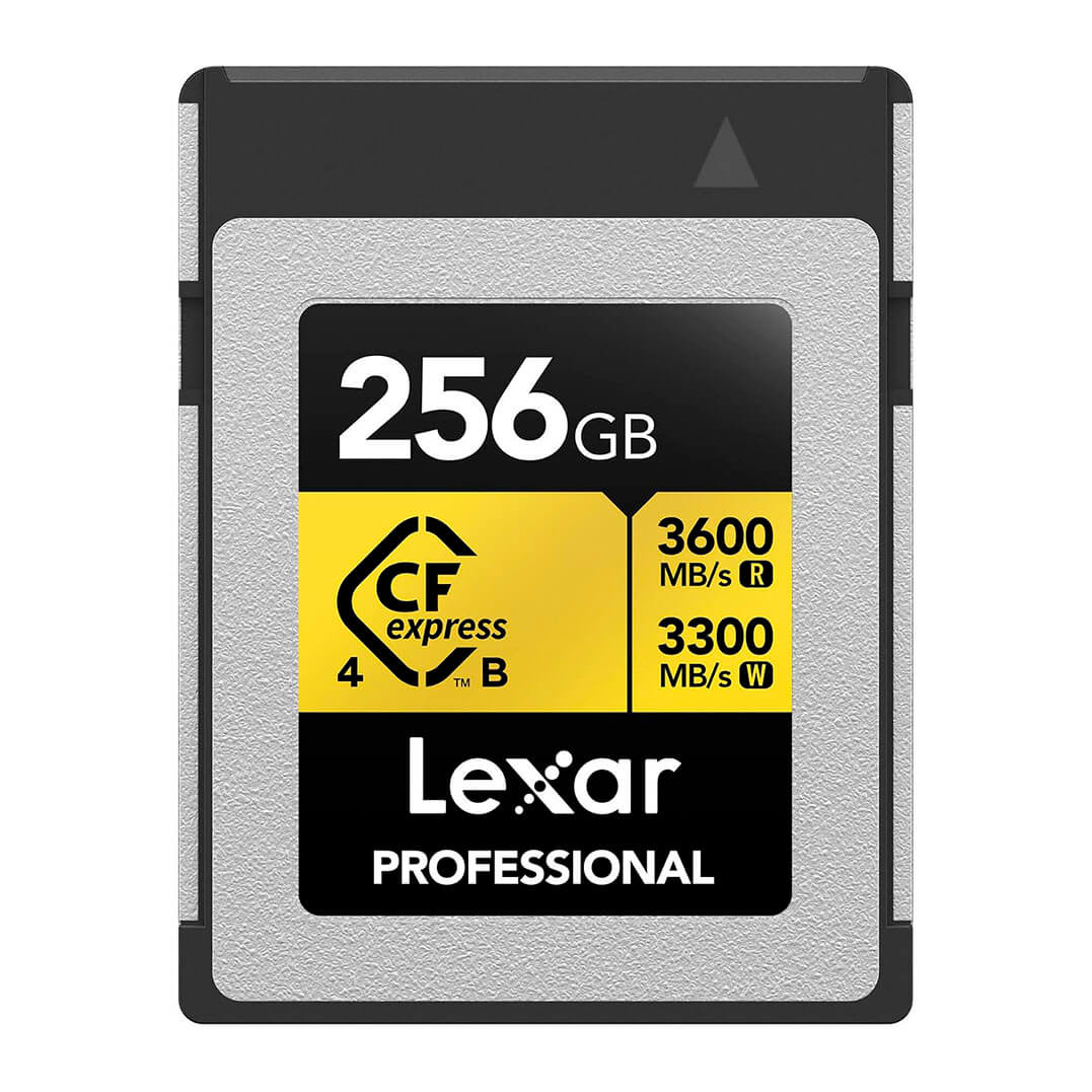 Lexar Professional GOLD 256 GB – CFexpress Type B 4.0 Lexar Professional GOLD 256 GB – CFexpress Type B 4.0